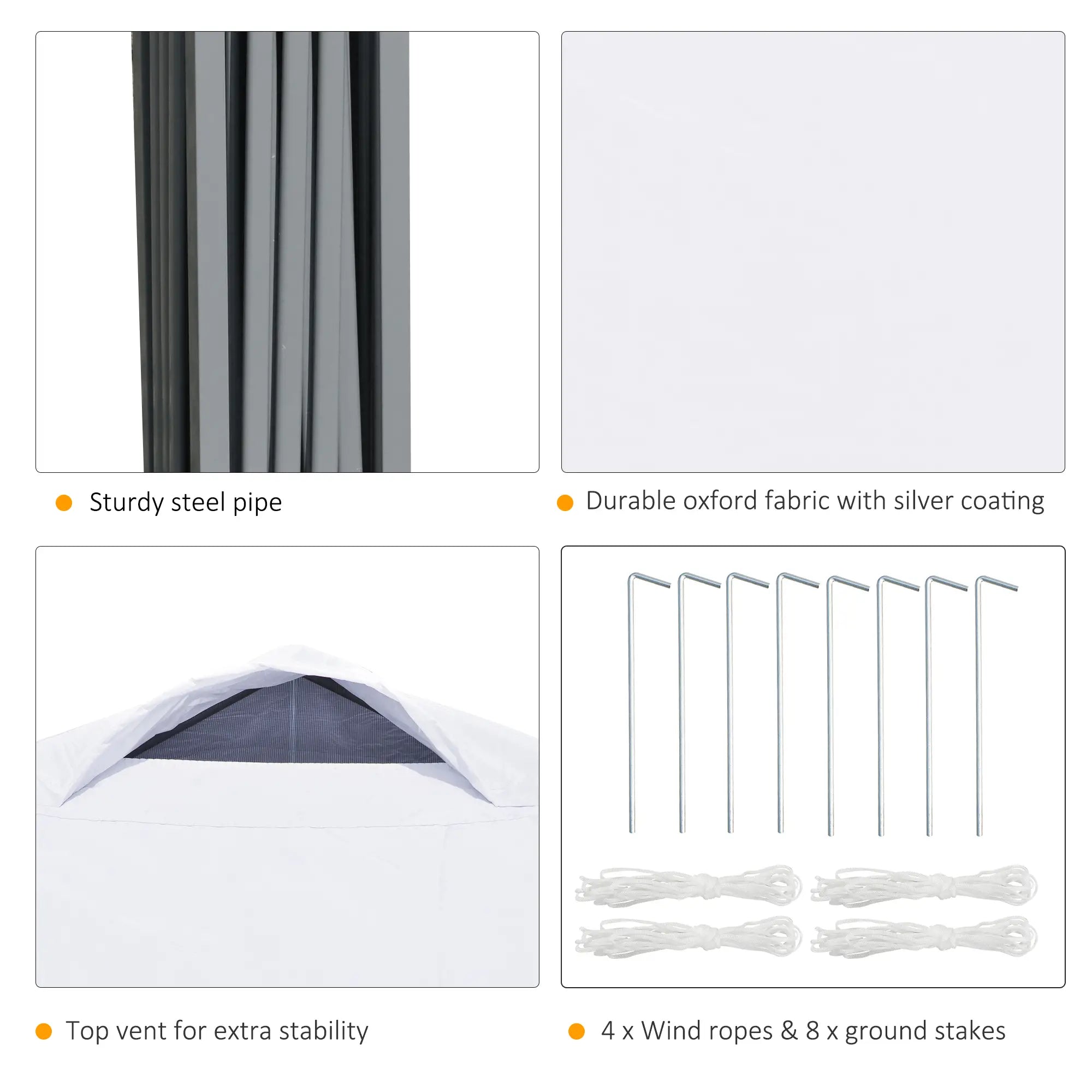 10' x 10' Pop Up Canopy Tent, Airy Top Vents, Wheeled Carry Bag, White Pop Up Canopies at Gallery Canada