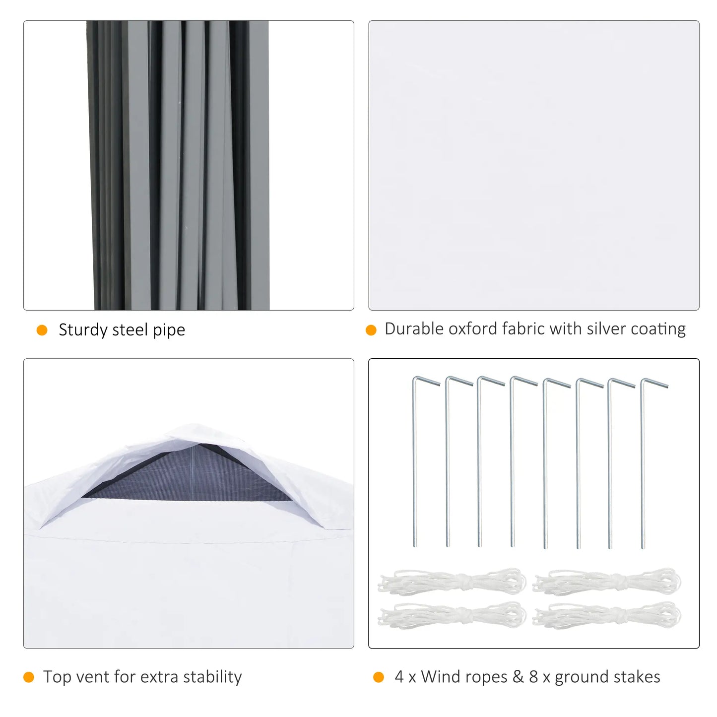 10' x 10' Pop Up Canopy Tent, Airy Top Vents, Wheeled Carry Bag, White Pop Up Canopies at Gallery Canada