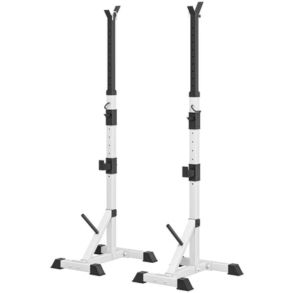 2-Piece Barbell Rack, 53.5"-69.3" Adjustable, 440LBS Capacity Power Towers at Gallery Canada