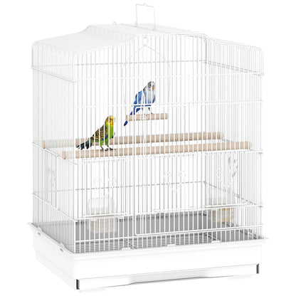 23" Bird Cage, Finches Canaries Parrot, White Bird Cages at Gallery Canada