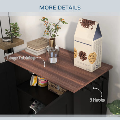 Dog Food Storage Container, Adjustable Panel, Hooks, Medium Size, Black Dog Bowls at Gallery Canada