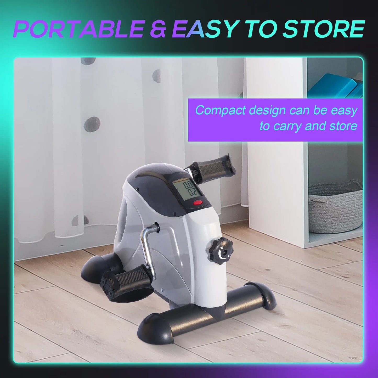 Portable Mini Exercise Bike, Desk Pedal, Indoor Cycle, LCD Display Exercise & Stationary Bikes at Gallery Canada