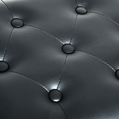 25" Adjustable Piano Bench, Padded Cushion, Storage, Black Piano Benches at Gallery Canada