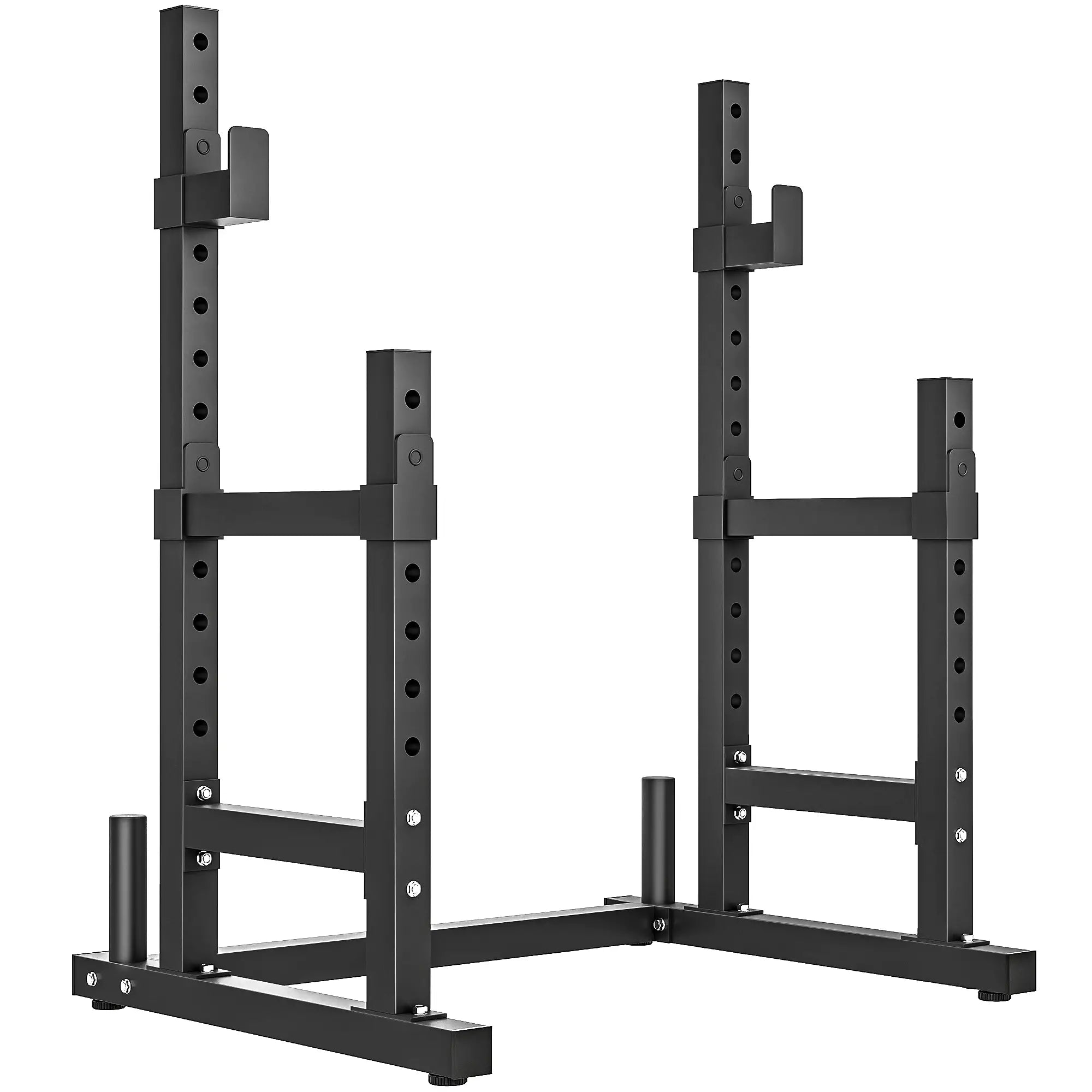 Adjustable Squat Rack, 660 Lbs Multi-Function Barbell Rack, Black Dumbbells & Barbells at Gallery Canada