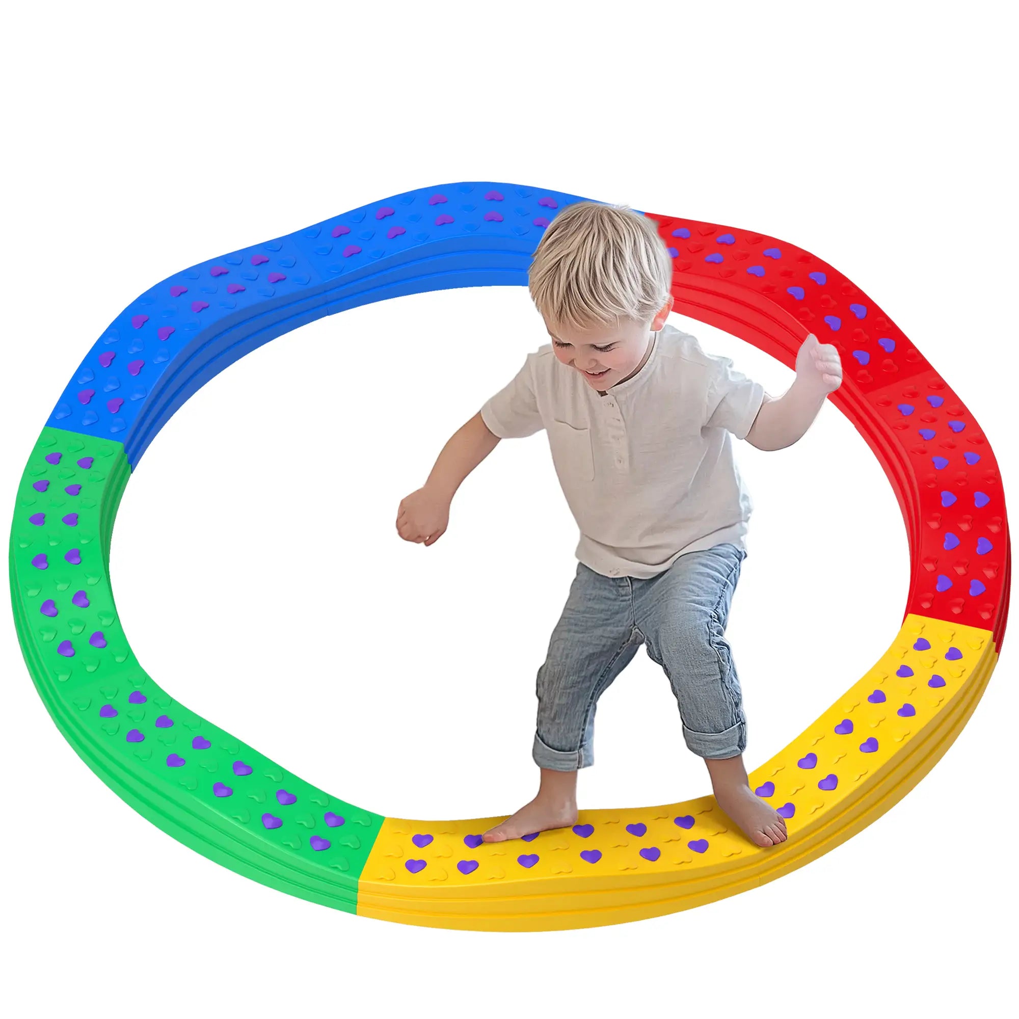 8PCs Kids Balance Beam Stepping Stones, Non-Slip Foot Pads Baby Gym & Playmats at Gallery Canada