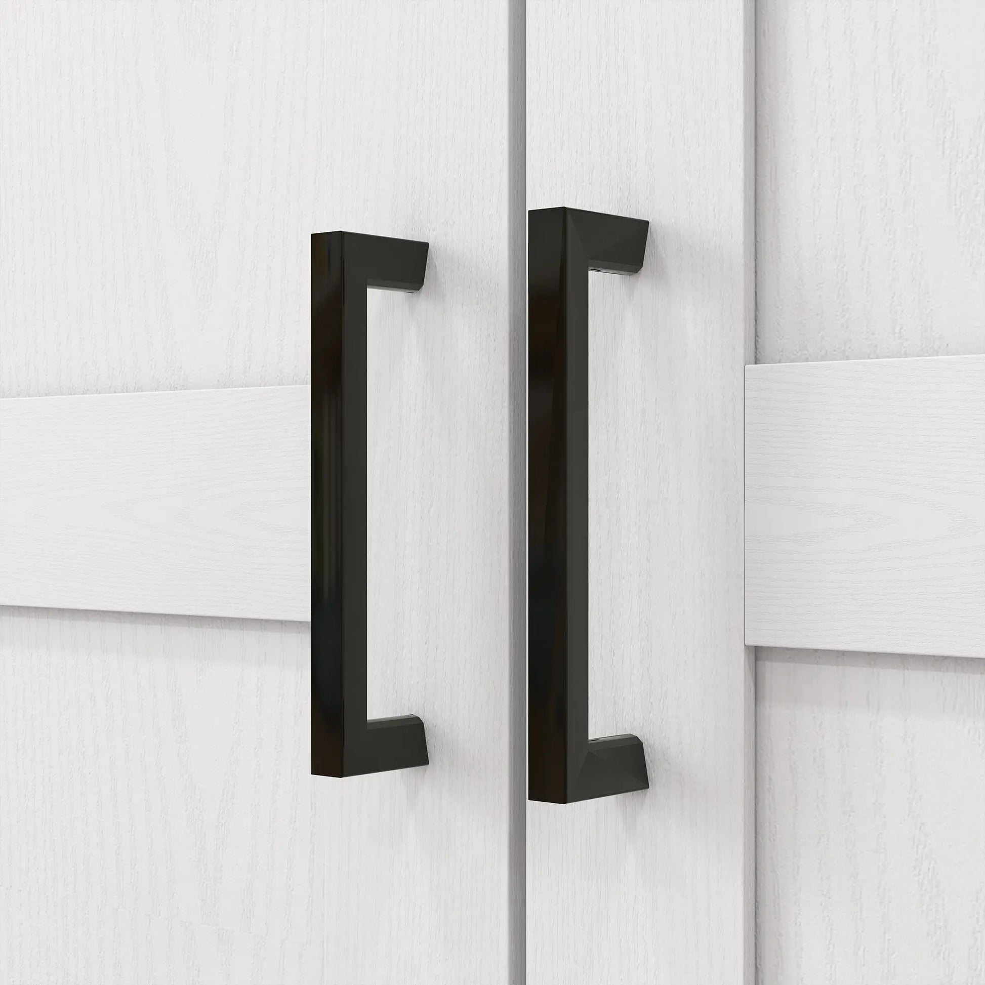 Farmhouse Kitchen Pantry Cabinet, Adjustable Shelves, Cream White Kitchen Pantry Cabinets at Gallery Canada