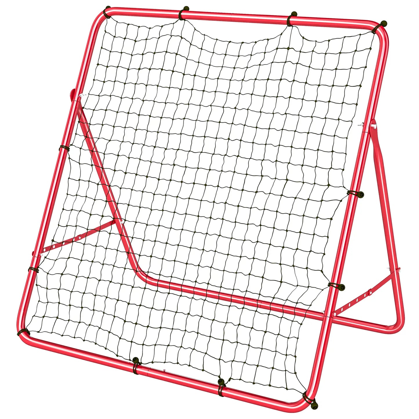 5 Angles Adjustable Soccer Rebounder Net, Multi-Sport Training, Red Soccer Red, Black at Gallery Canada