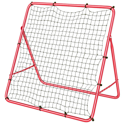 5 Angles Adjustable Soccer Rebounder Net, Multi-Sport Training, Red Soccer Red, Black at Gallery Canada