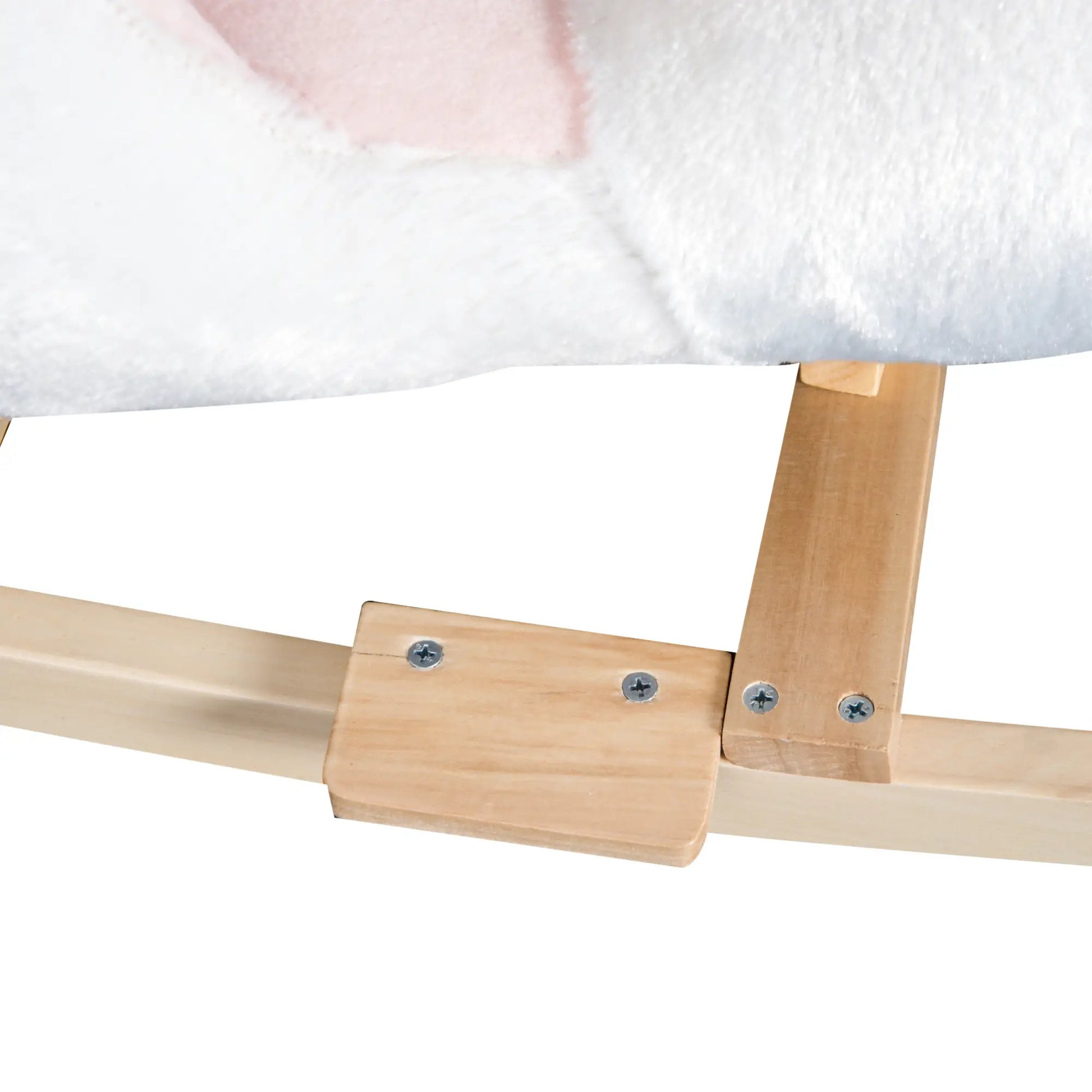 Soft Warm Kids Rocking Horse, Plush Ride On Toy, Swan Style, White Rocking Horses at Gallery Canada