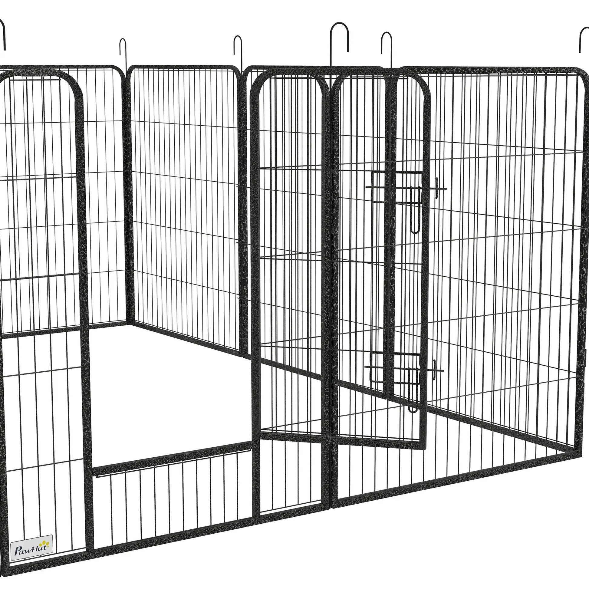 Dog Pen With Gate, 12 Panels Puppy Playpen, 39"H Houses, Kennels & Pens at Gallery Canada