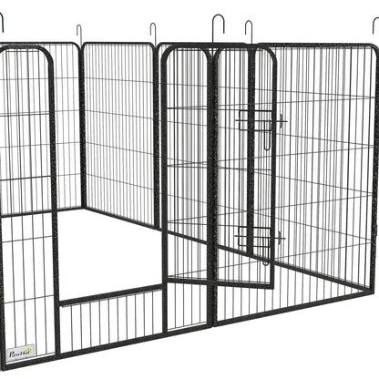 Dog Pen With Gate, 12 Panels Puppy Playpen, 39"H Houses, Kennels & Pens at Gallery Canada