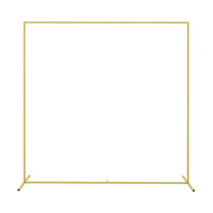 6.6 x 6.6FT Backdrop Stand, Square Metal Wedding Arch, Gold Garden Arches Gold at Gallery Canada