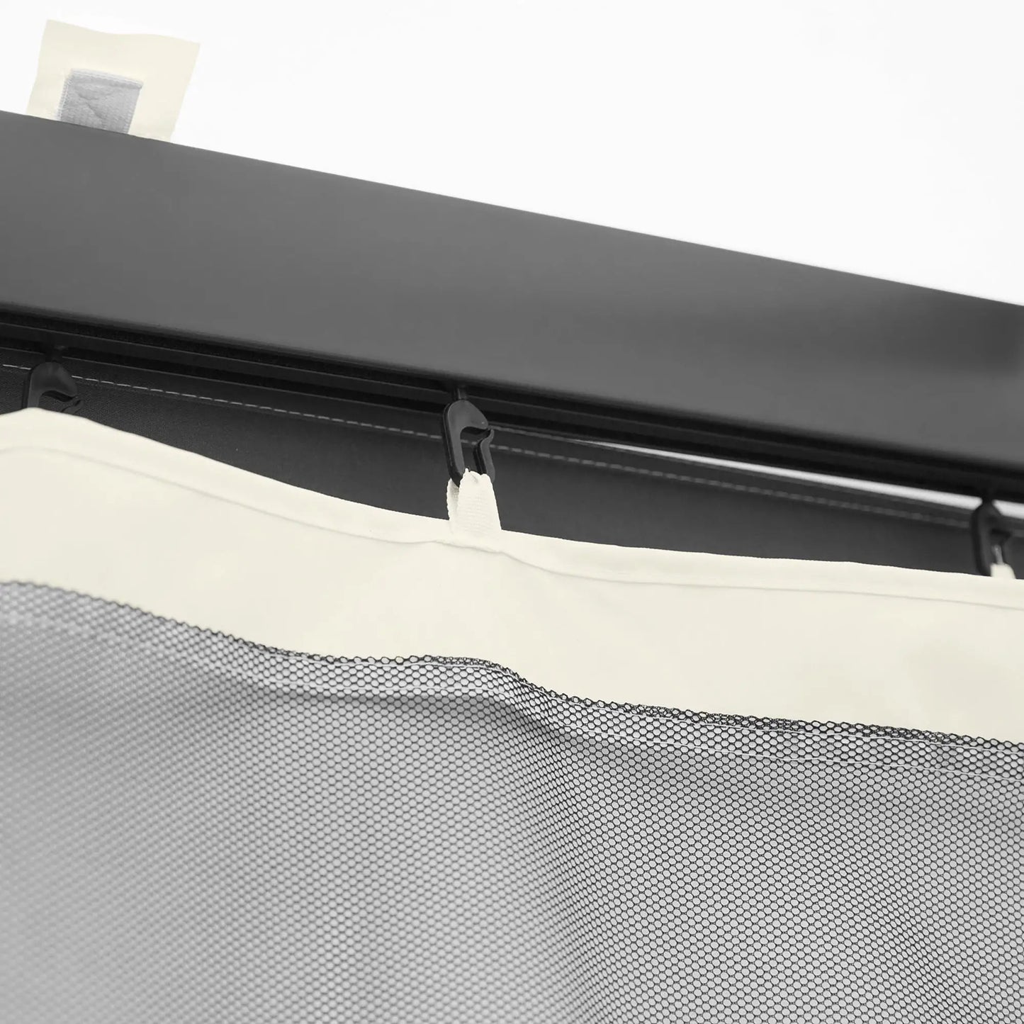 Replacement Mosquito Netting, 10' x 10', Black, White Gazebos at Gallery Canada