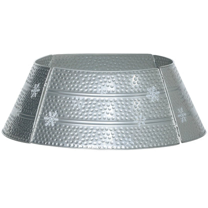 26" Christmas Tree Base Cover, Hollow Snowflake Pattern, Silver Christmas Trees at Gallery Canada