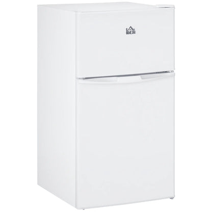 3.2 Cu Ft Compact Refrigerator, Mini Fridge with Freezer, Adjustable Shelves, White Small Kitchen Appliances White at Gallery Canada