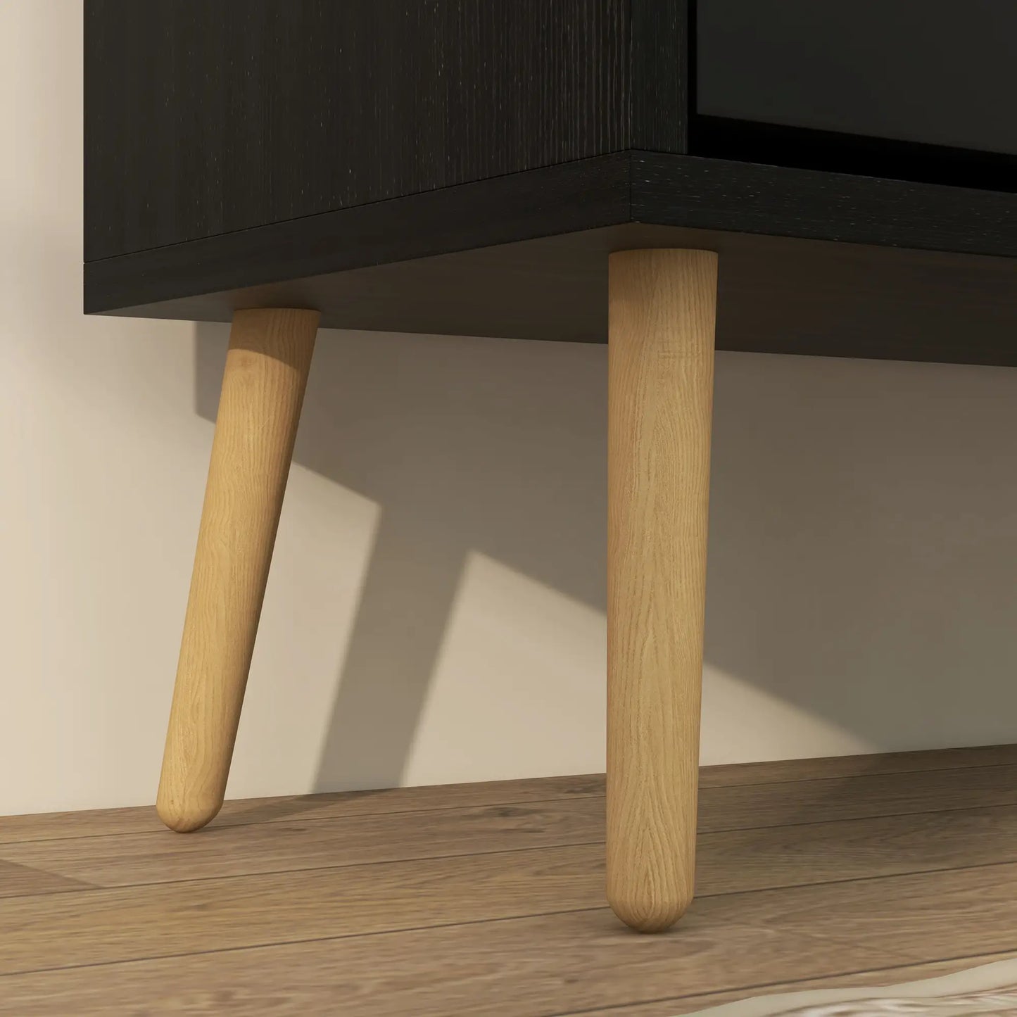 Shoe Storage Cabinet, 4 Flip Drawers, Adjustable Shelf, Holds 8-16 Pairs, Black Shoe Storage Cabinets & Racks at Gallery Canada