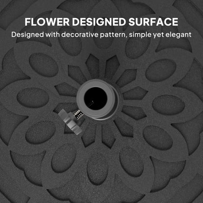 46lbs Resin Round Patio Umbrella Base With Wheels, Black Umbrella Bases at Gallery Canada