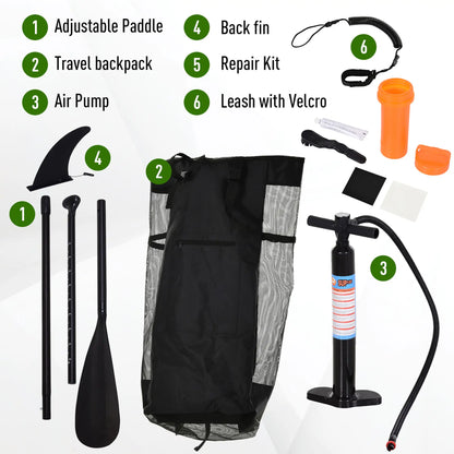 Inflatable Paddle Board, 120''×30"×4", Lightweight, Foldable, Includes Accessories Inflatable Paddle Boards at Gallery Canada