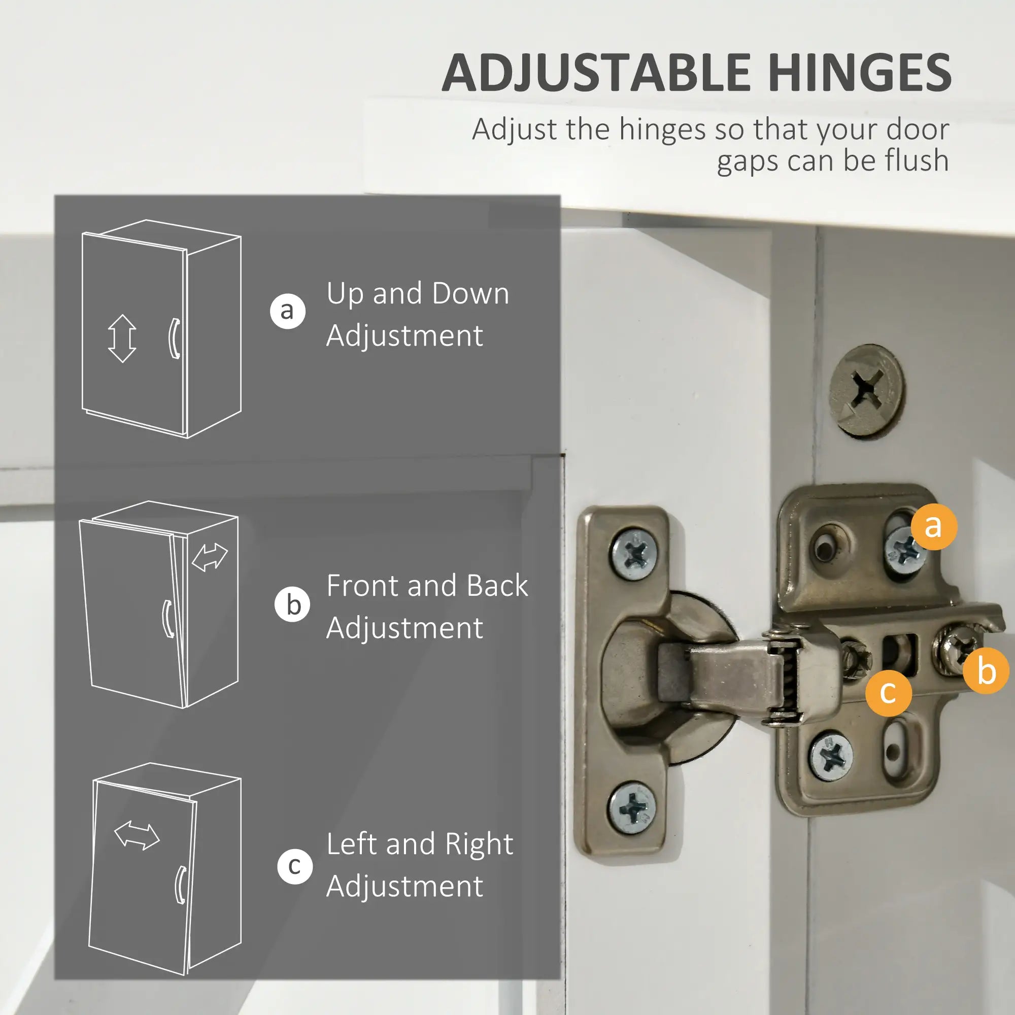 Modern Sideboard, Glass Door Buffet Cabinet, Adjustable Shelves, White Bar Cabinets at Gallery Canada