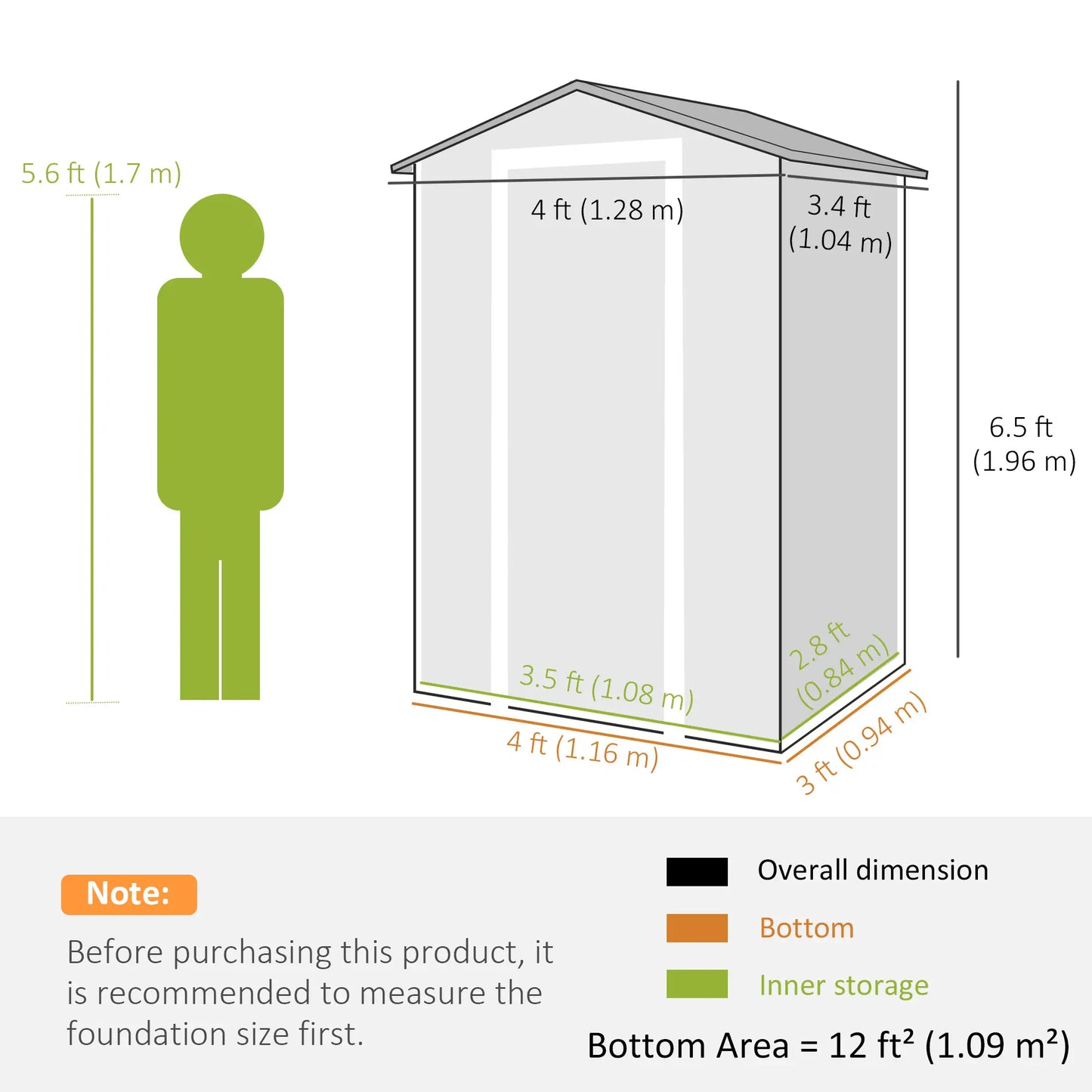 4' x 3' Plastic Garden Shed With Floor, Lockable Door, Window, Vent, Dark Grey Sheds at Gallery Canada