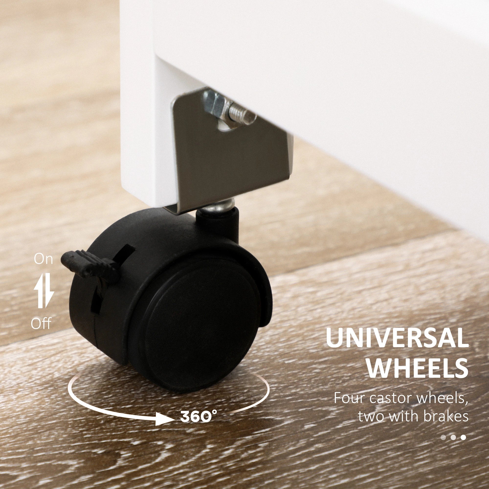 Rolling Kitchen Cart, Bar Cart with Wine Rack, Drawer, Shelves, White Kitchen Islands & Kitchen Carts at Gallery Canada