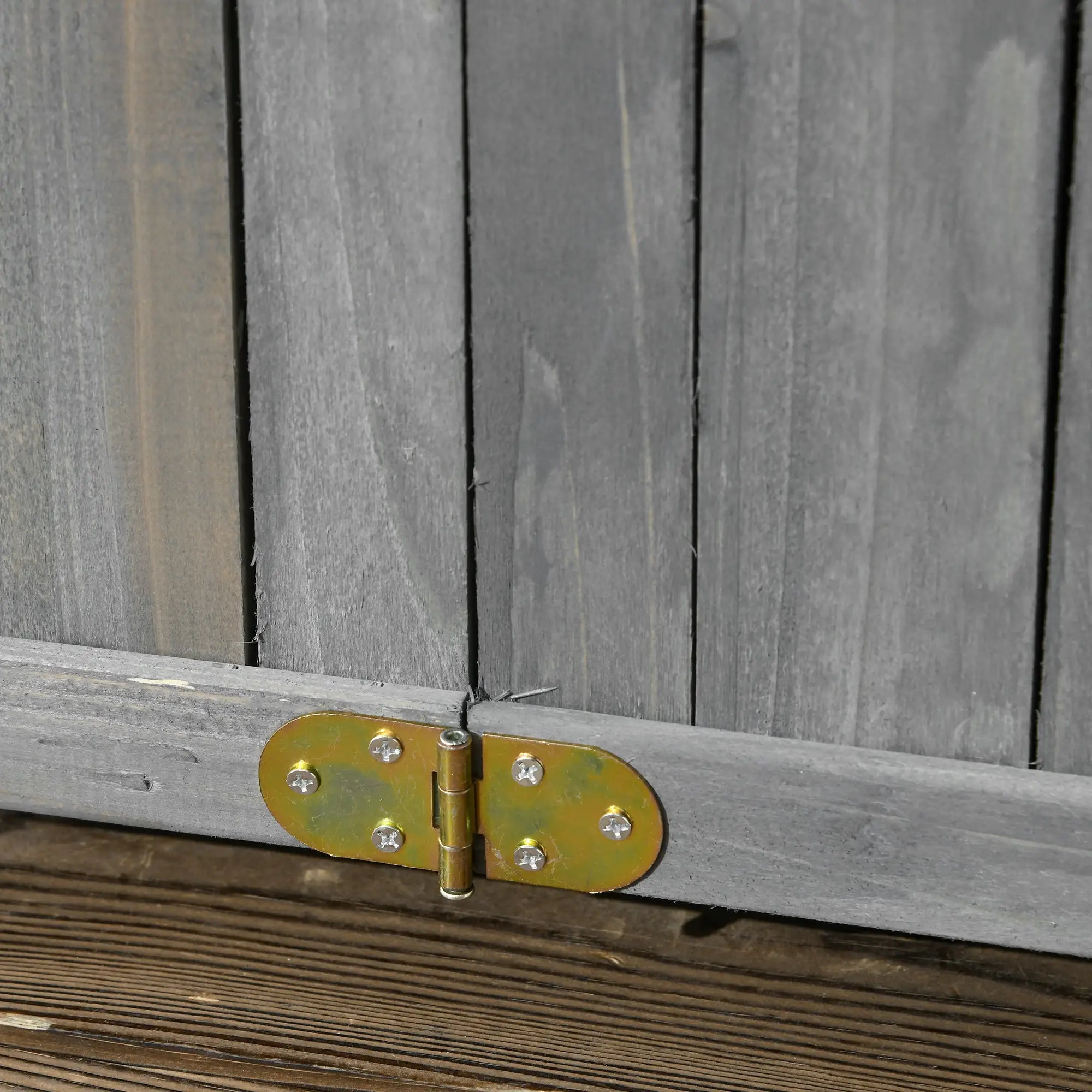 Foldable Elevated Planter Box, Wooden Raised Garden Bed, Grey Wooden Planter Boxes at Gallery Canada