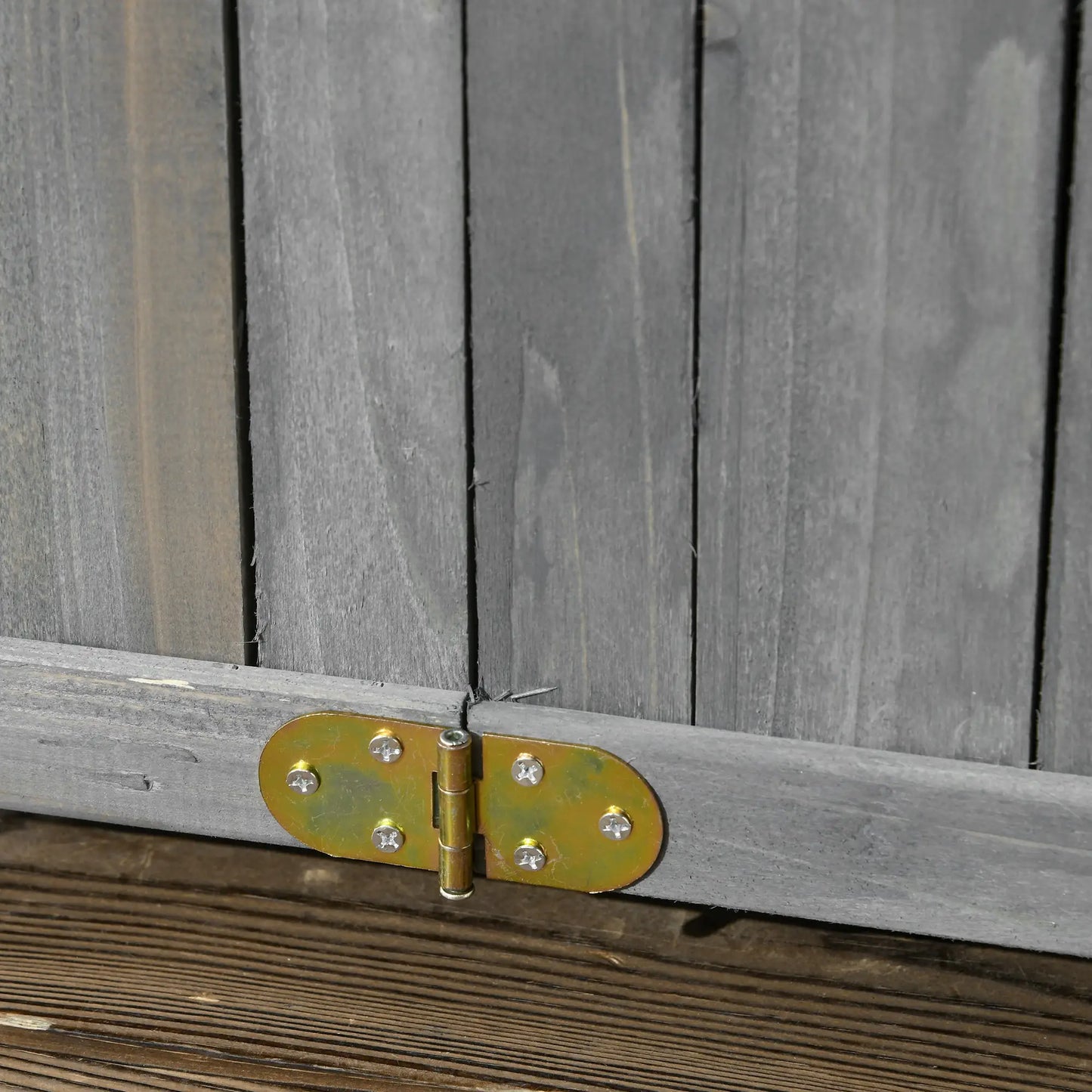 Foldable Elevated Planter Box, Wooden Raised Garden Bed, Grey Wooden Planter Boxes at Gallery Canada