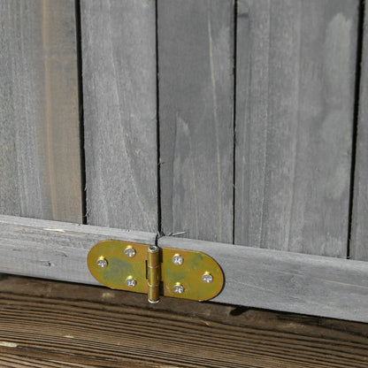 Foldable Elevated Planter Box, Wooden Raised Garden Bed, Grey Wooden Planter Boxes at Gallery Canada