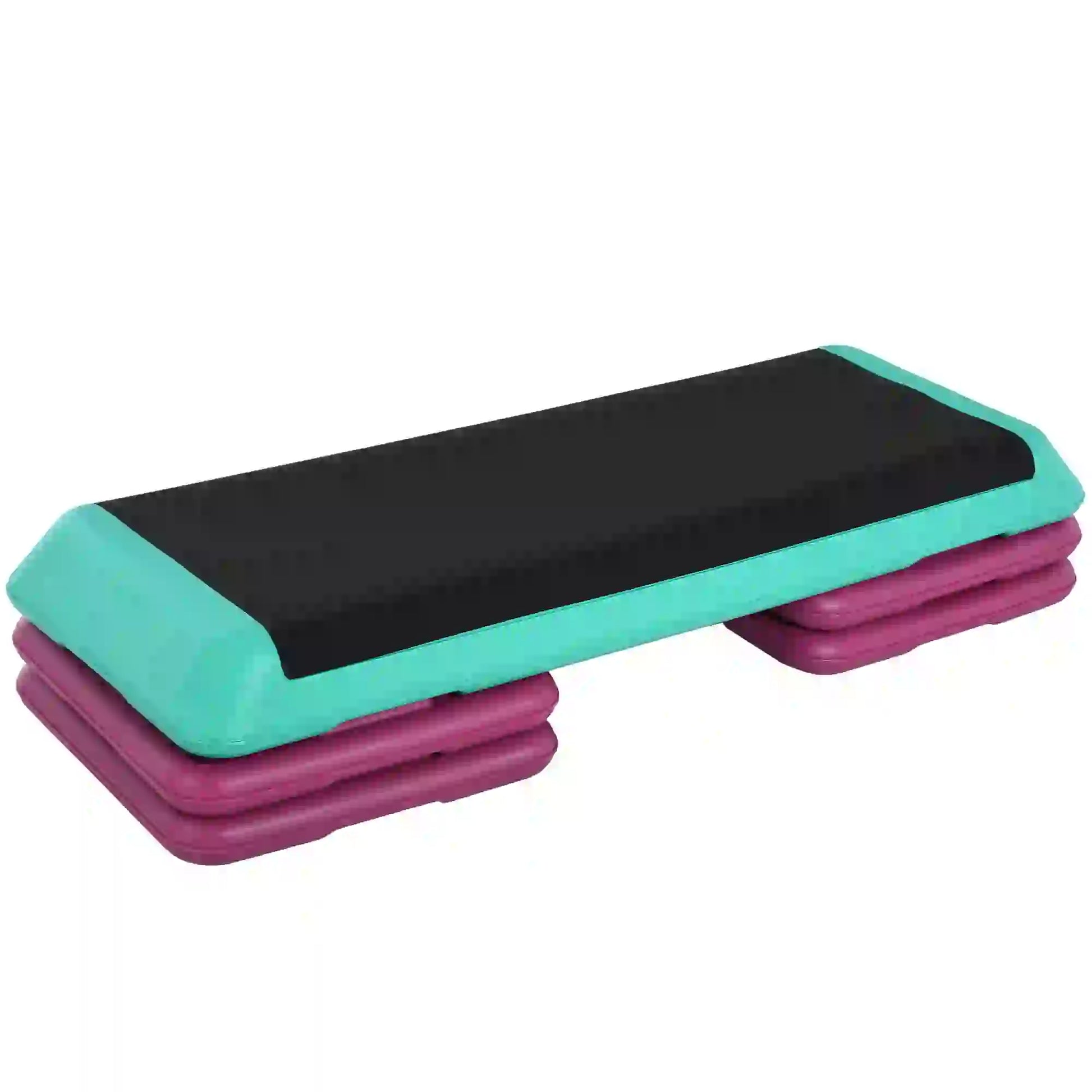 3.9"/5.9"/7.9" Aerobic Stepper, Non-Slip Top, Indoor Outdoor, Multicolour Aerobic Equipment at Gallery Canada