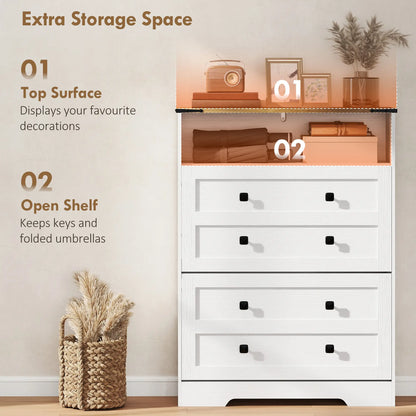 Shoe Cabinet, 2 Flip Drawers, Narrow Storage, White Shoe Storage Cabinets & Racks at Gallery Canada