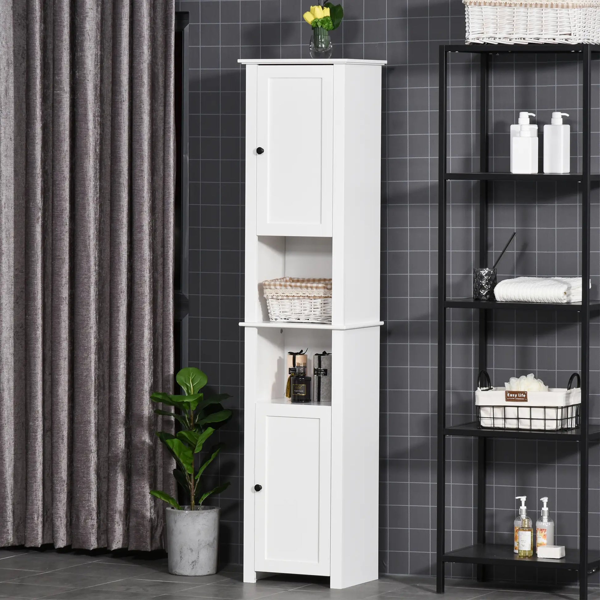 Tall Medicine Cabinet, Freestanding Bathroom Storage, White Bathroom Cabinets at Gallery Canada