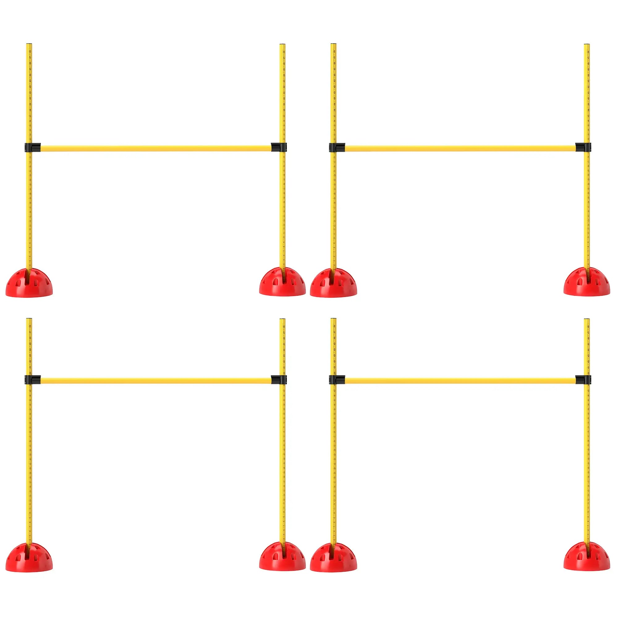 Dog Agility Training Equipment, 4 Pcs Obstacle Course, Yellow Dog Agility Training Equipment Orange and yellow at Gallery Canada