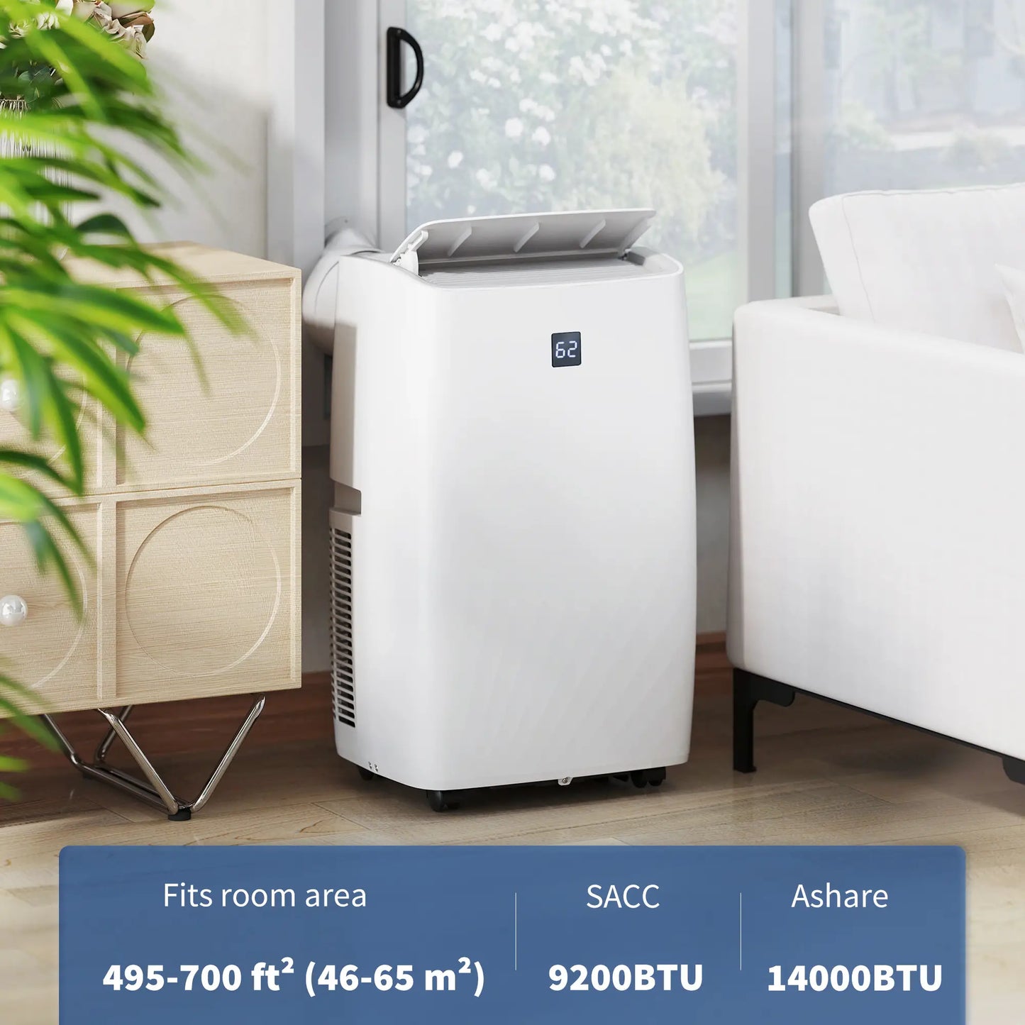 14000 BTU Portable Air Conditioner, Dehumidifier, Fan, 700 Sq. Ft, Cool Air Conditioner at Gallery Canada