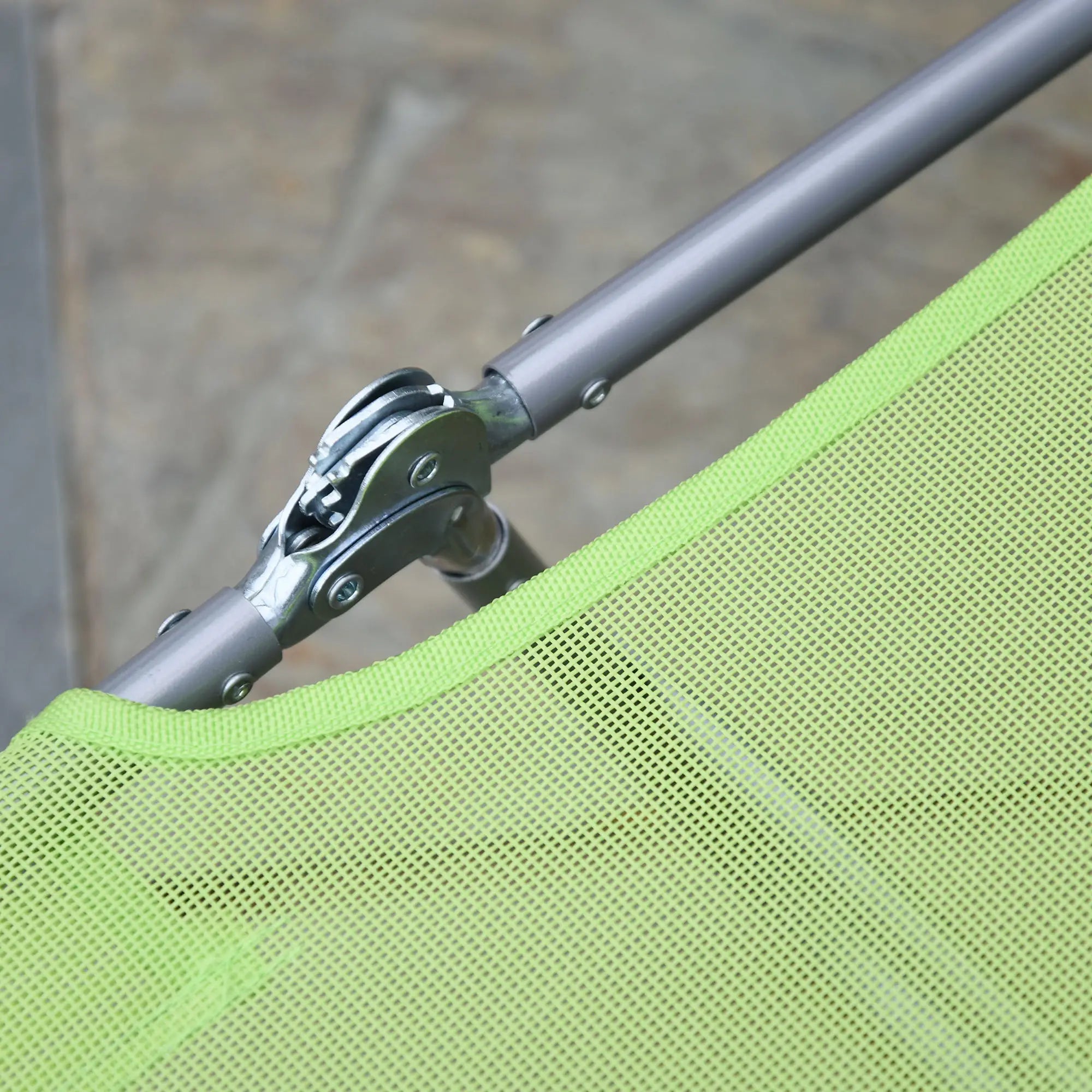 Portable Adjustable Reclining Lounge Chair, Folding Chaise, Light Green Lounger Chairs at Gallery Canada