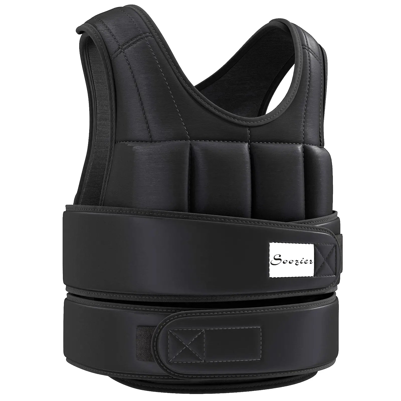 22lbs Weighted Vest, Adjustable Running Vest, 38 Weight Bags, Black Strength Training Equipment at Gallery Canada