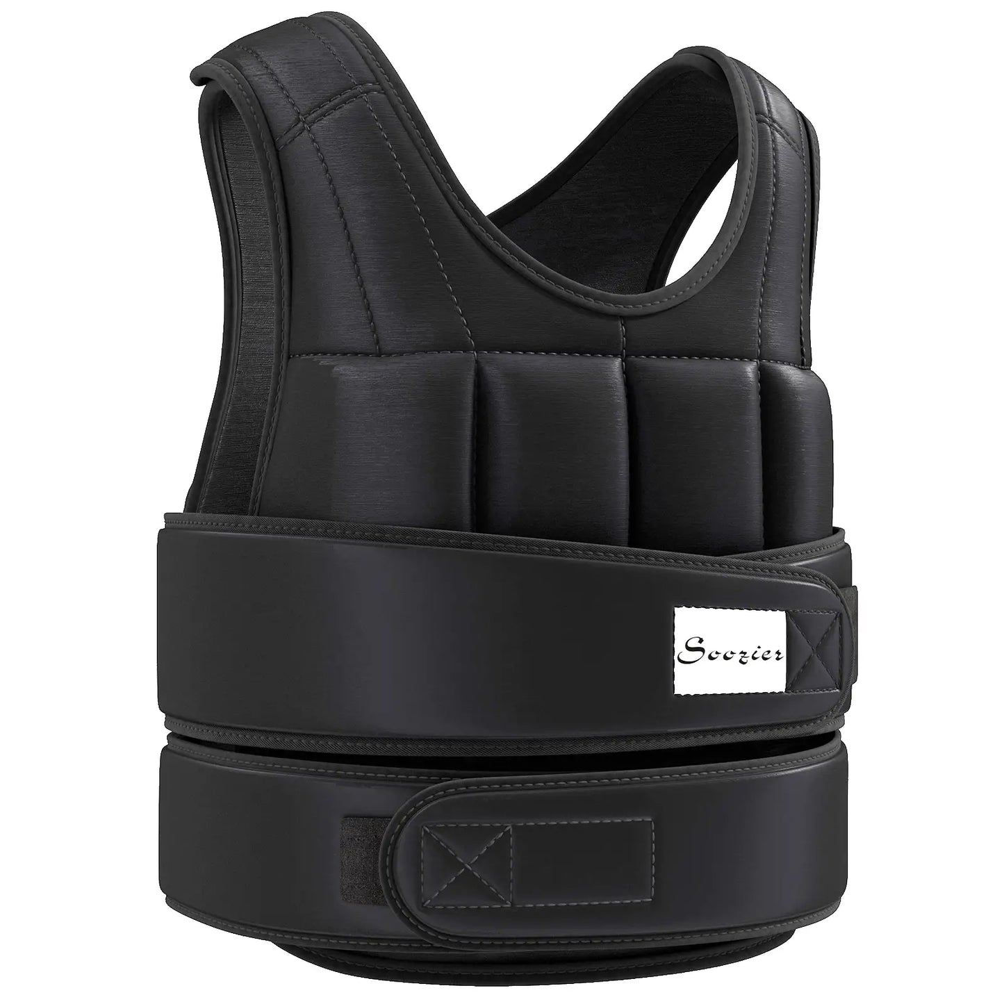22lbs Weighted Vest, Adjustable Running Vest, 38 Weight Bags, Black Strength Training Equipment at Gallery Canada