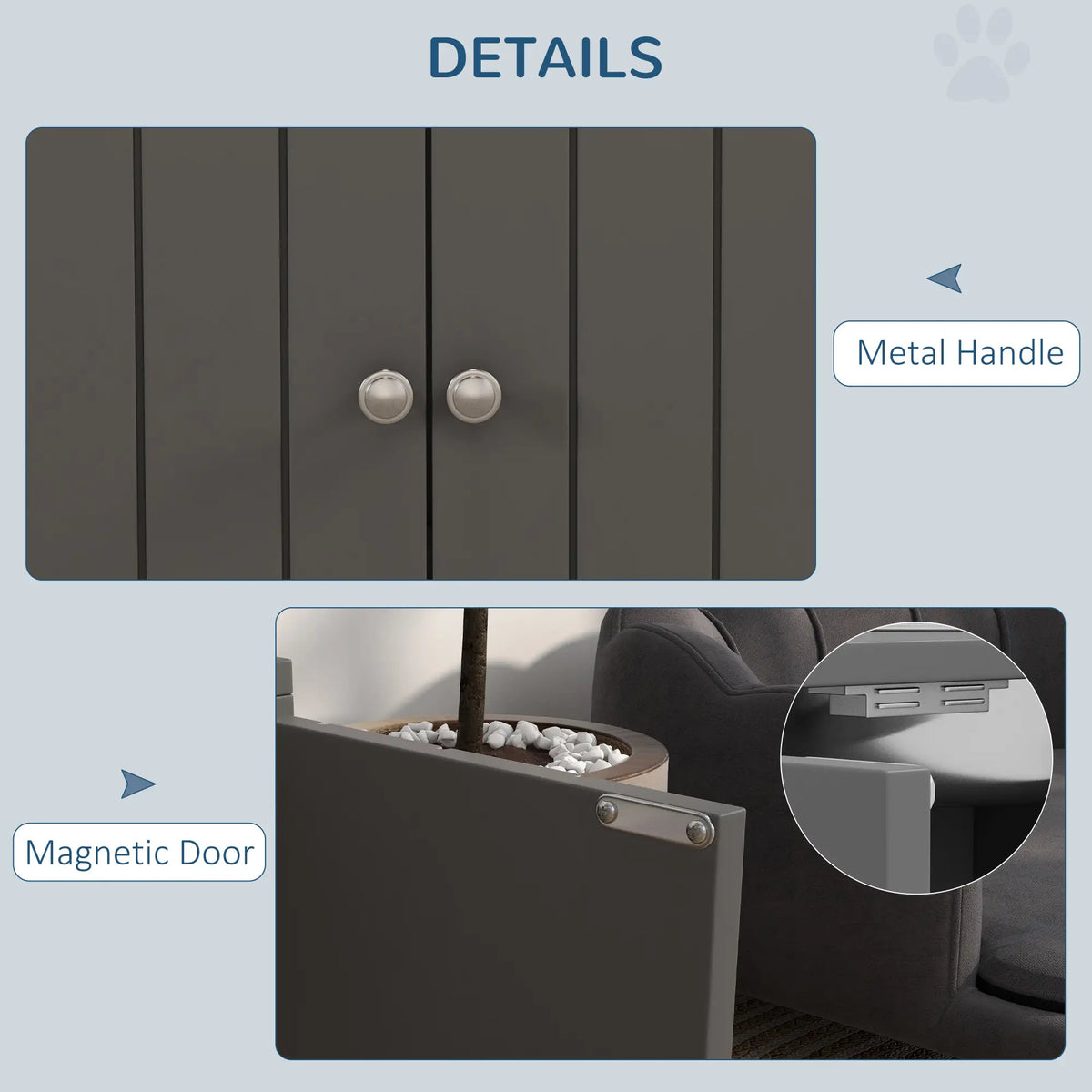 Elevated Dog Bowls for Large Dogs, 2 Stainless Steel Bowls, Grey Dog Bowls at Gallery Canada