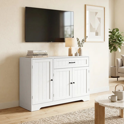 44" Modern Kitchen Cabinet With Drawer, White Bar Cabinets at Gallery Canada