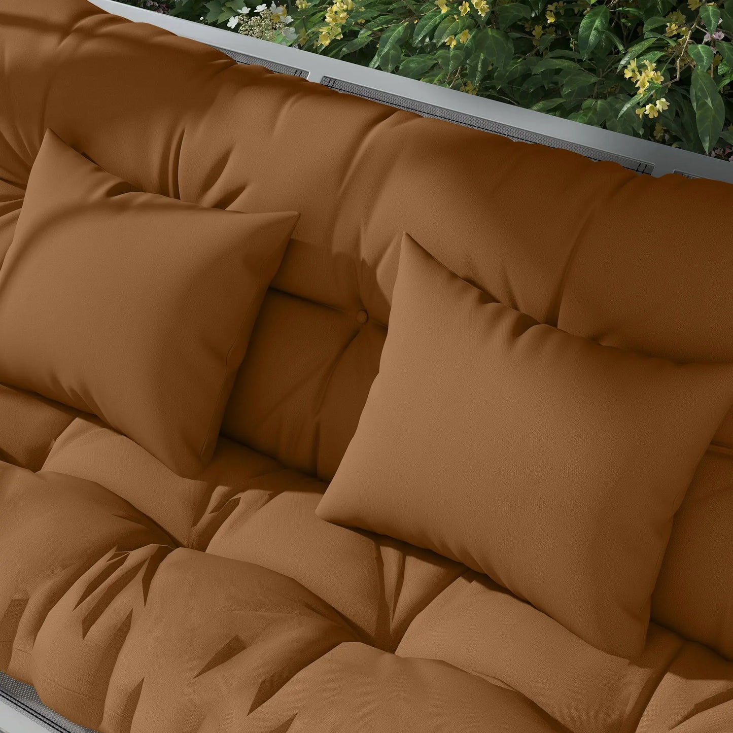 4-Piece Patio Chair Cushion Set, Back and Seat Pillows, Tan Patio Chair Cushions at Gallery Canada