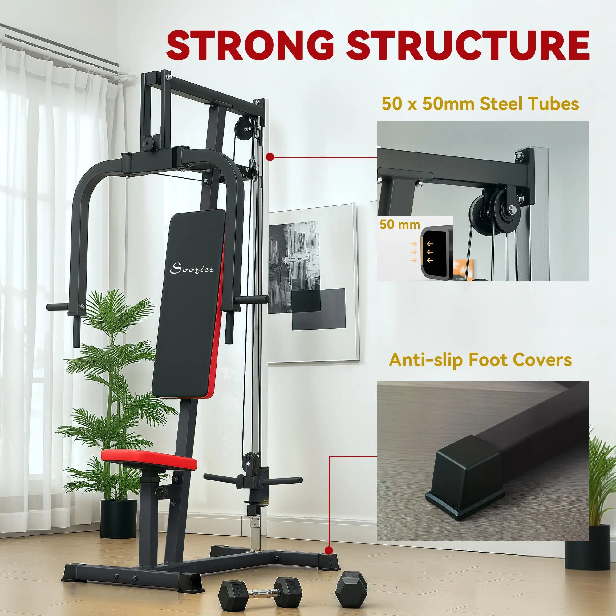 Chest Fly and Press Machine, Back, Pectoral, Shoulder Training, Black Power Towers at Gallery Canada