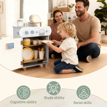 Wooden Dishwasher Playset, Play Sink Toys, Faucet and Accessories Play Kitchen at Gallery Canada