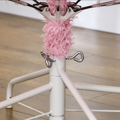 5' Artificial Christmas Tree, Auto Open, Steel Base, Indoor, Pink Artificial Christmas Trees at Gallery Canada