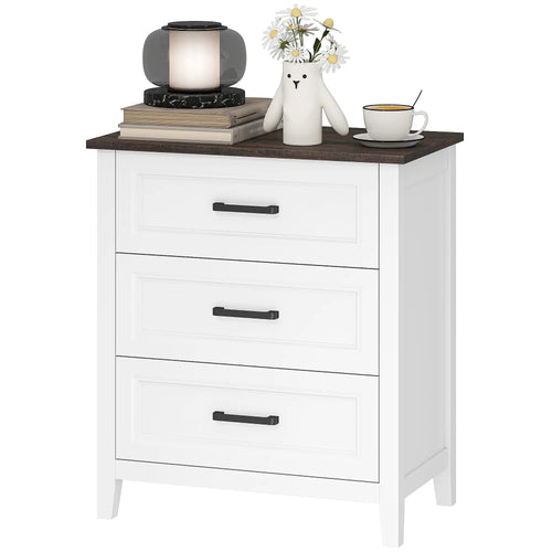 3 Drawer Dresser Chest For Bedroom Storage Chest Of Drawers