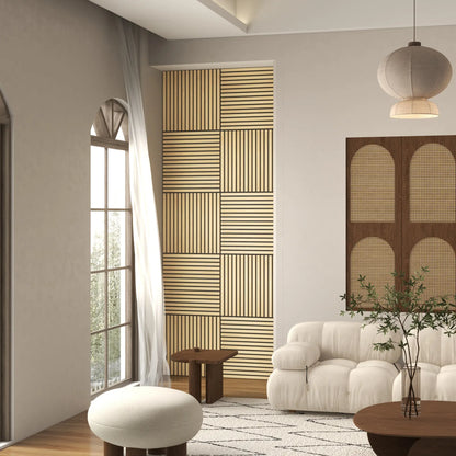 24x24 Wood Panels, 4 Pack Acoustic Panels, Sound Absorbing, Oak Home Accessories at Gallery Canada