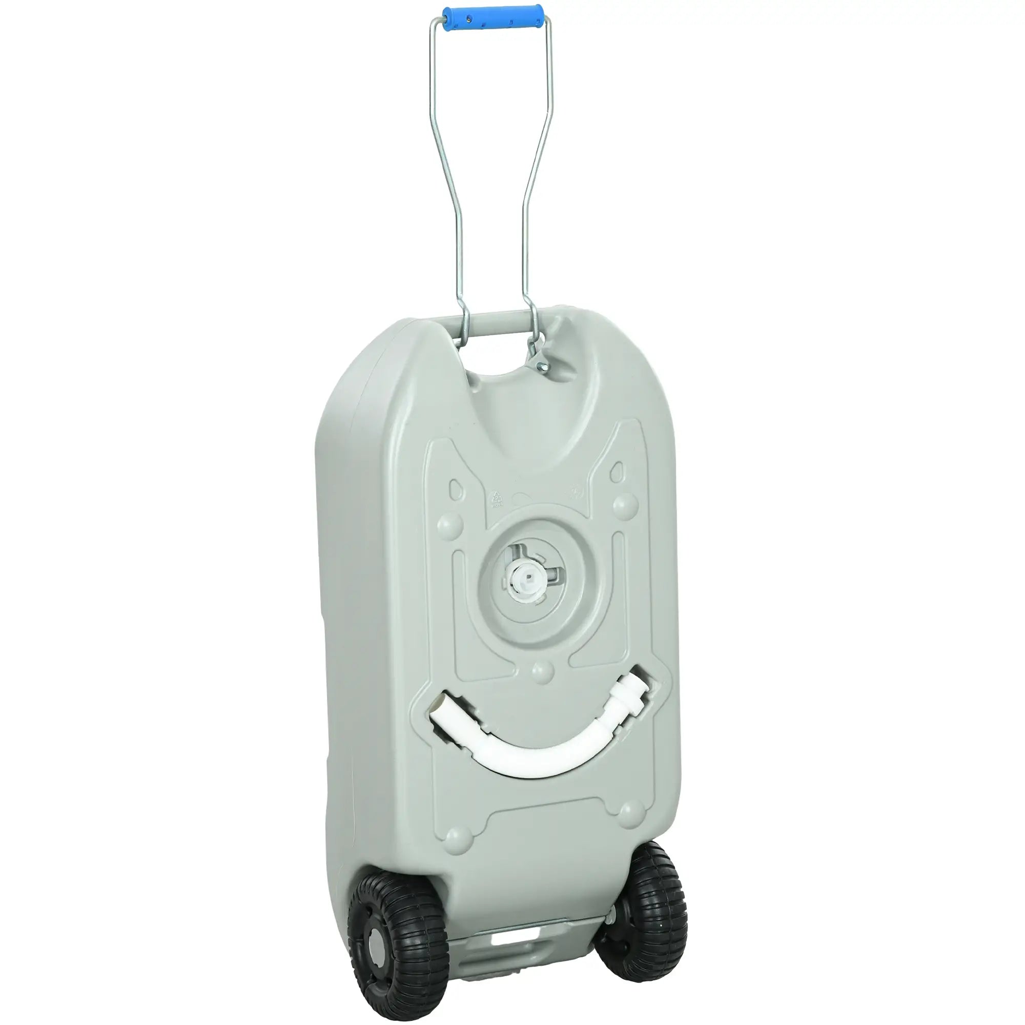 10.6 Gallon Portable RV Water Tank, with Filling Ports, Black or Grey Camping Sinks Grey at Gallery Canada