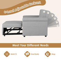 Thumbnail for 3-in-1 Pull-out Convertible Adjustable Reclining Sofa Bed