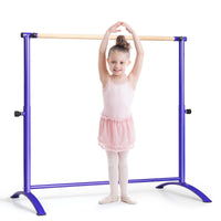 Thumbnail for 51 Inch Ballet Barre Bar with 4-Position Adjustable Height