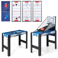 Thumbnail for 6-In-1 Combo Game Table with Basketball Billiards Ping Pong Hockey Shuffleboard