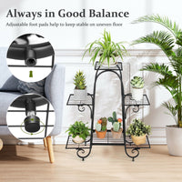 Thumbnail for 6-Tier Plant Stand with Adjustable Foot Pads