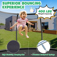 Thumbnail for 8 Feet ASTM Approved Recreational Trampoline with Ladder